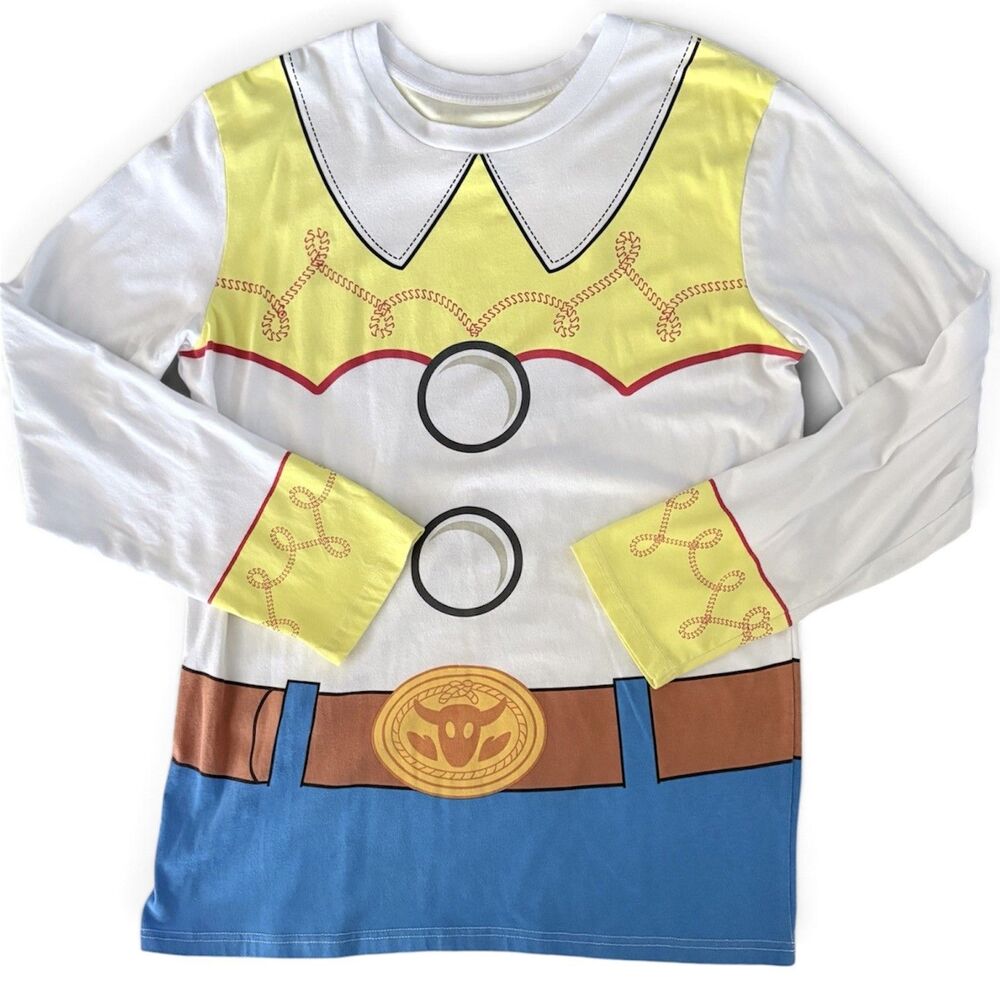 Adult Size Large JESSIE Shirt Toy Story Long Sleeve T-Shirt Halloween Costume